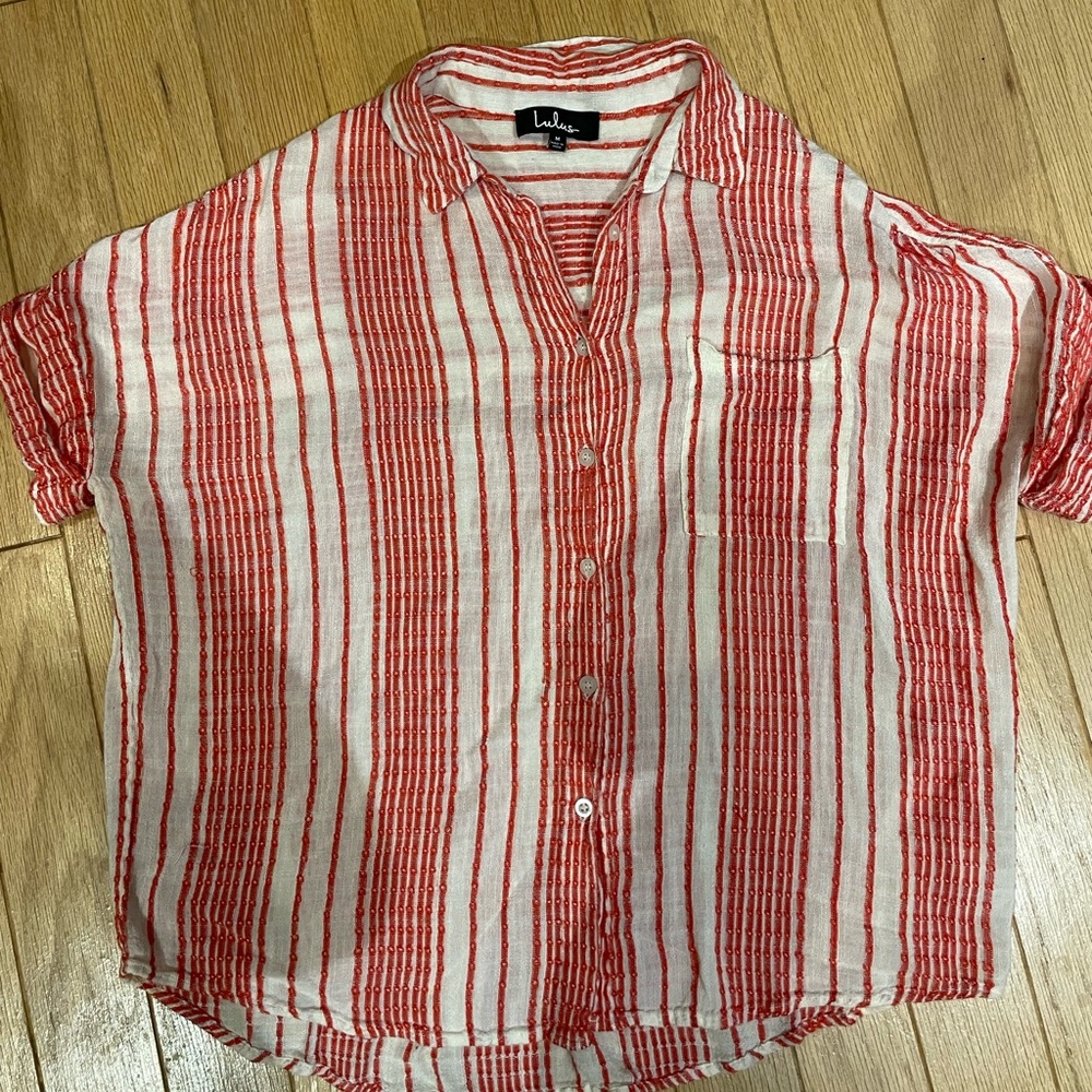Lulus Button Down - image 1